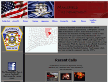 Tablet Screenshot of mansfieldfirect.org